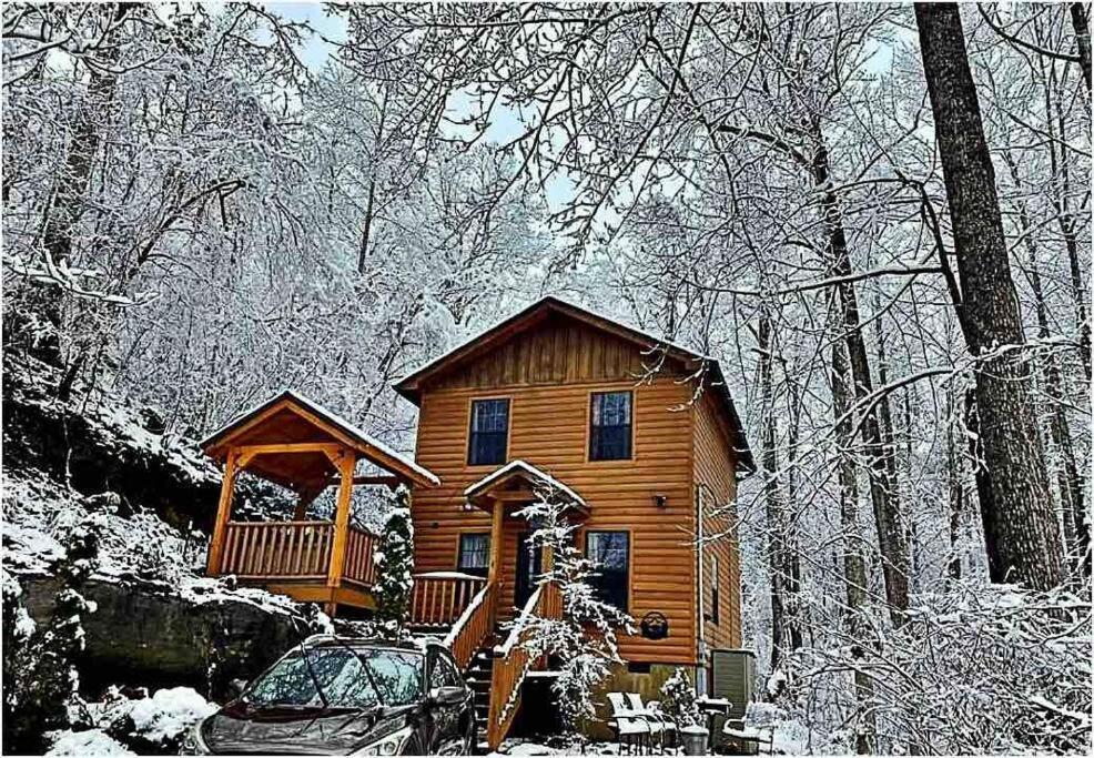 Permanent Vacation-Private Honeymoon Cabin With Hot Tub Sevierville Exteriör bild